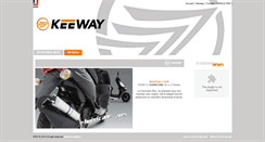 Desktop Screenshot of keeway.be
