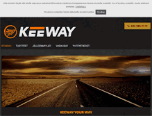 Tablet Screenshot of keeway.fi